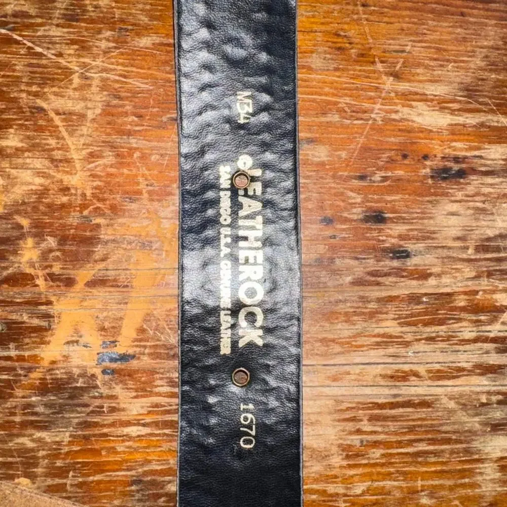 Black coin belt vintage 90s